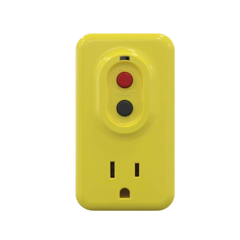 GFCI Adapter Outlet with Automatic Reset